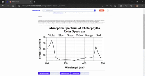 the-graph-below-shows-which-wavelengths-in-nanometers-nm-and-corresponding-colors-of-light-are-absorbed-by-the-plant-molecule-chlorophyll-a-chlorophyll-a-is-one-of-the-molecules-that-plants-71555
