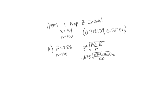 1-construct-a-99-confidence-interval-to-estimate-the-population-proportion-with-a-sample-proportion-equal-to-044-and-a-sample-size-equal-to-100-a-99-confidence-interval-estimates-that-the-po-69702