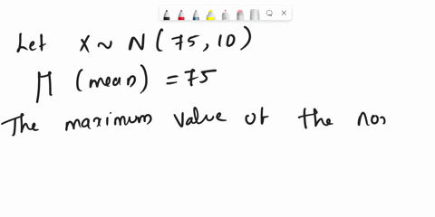a-at-what-xvalue-does-fx-reach-a-maximum-for-a-normal-distribution-m7510-maximum-height-x-b-does-fx-touch-the-x-axis-at-30-yes-no-51177
