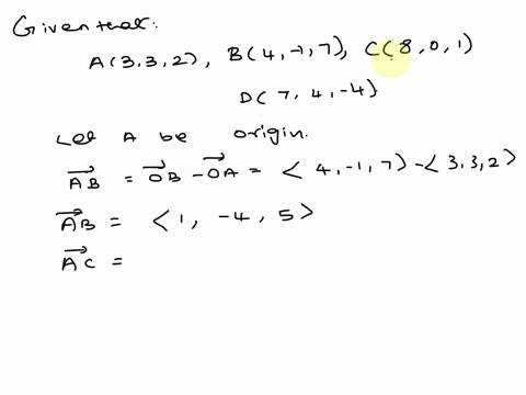 use-the-scalar-triple-product-to-determine-whether-the-points-a3-3-2-b4-1-7-c8-0-1-and-d7-4-4-lie-in-the-same-plane-yes-they-do-__-no-they-dont__-89005