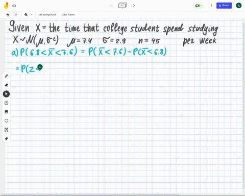 the-times-that-college-students-spend-studying-per-week-have-a-distribution-skewed-to-the-left-with-a-mean-of-74-hours-and-a-standard-deviation-of-29-hours-find-the-probability-that-the-mean-96692