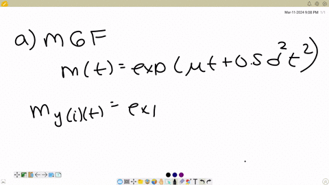 6-consider-independent-normal-variables-y1-y2-y3-and-y4-where-i-3-and-2-i2-for-i1234-let-u-2y1-5y2y3-2y4-a-derive-the-mgf-of-u-and-identify-the-distribution-of-u-b-calculate-pu9