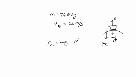 a-rollercoaster-car-with-a-mass-of-76o-kg-can-have-a-maximum-speed-at-the-top-of-the-hill-point-b-in-the-picture-of-20-ms-a-calculate-the-radius-of-the-track-at-point-b-for-this-maximum-spee-78469