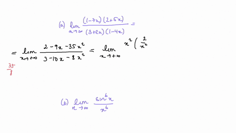 3. (22 points) Calculate the following limits. (a) limx...