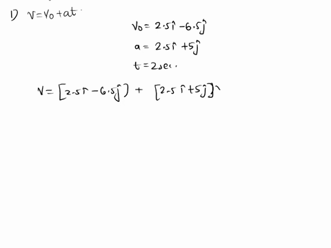 a-particle-moves-in-the-xy-plane-with-constant-acceleration-at-time-zero-the-particle-is-at-x-6-m-y-85-m-and-has-velocity-vo-9-ms-25-ms-the-acceleration-is-given-by-a-45-ms-2-3-ms-2-what-is-47102