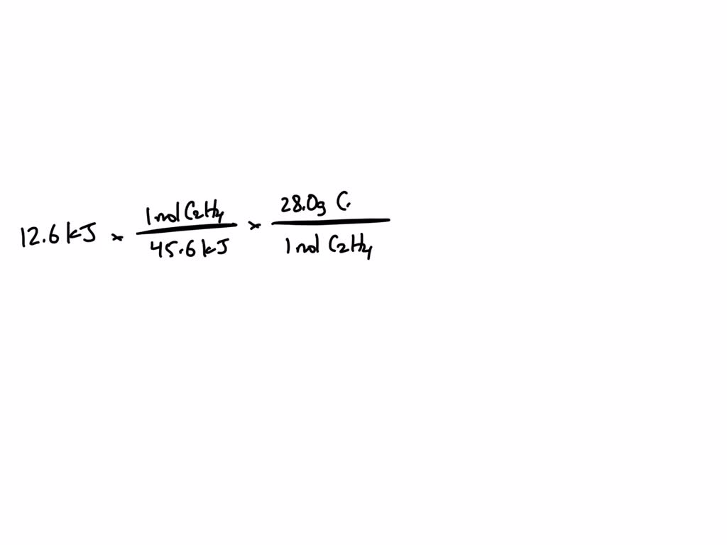 SOLVED: The following thermochemical equation is for the reaction of ...