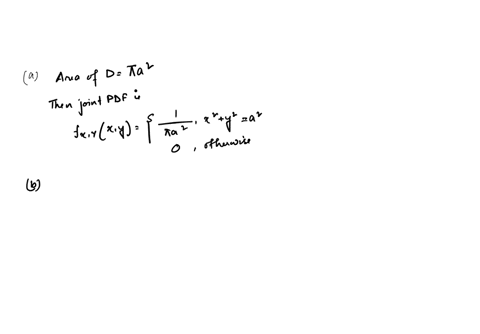 a-point-xy-is-chosen-randomly-in-the-disk-d-y-r2-y-a2-of-some-fixed-radius-a-0-a-what-is-the-joint-probability-density-function-joint-pdf-fxxzy-of-x-and-y-make-sure-to-specify-all-possible-c-07355