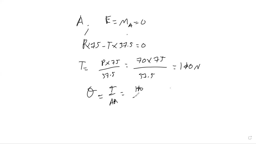 Solved A Force P Of N Is Applied By A Rider To The Front Hand Brake