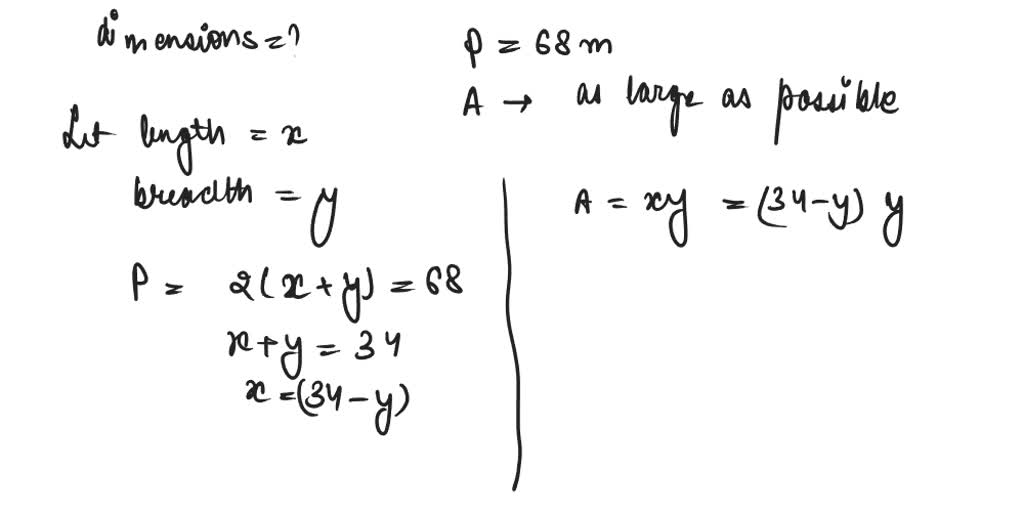 find-the-dimensions-of-a-rectangle-in-m-with-perimeter-68-m-whose