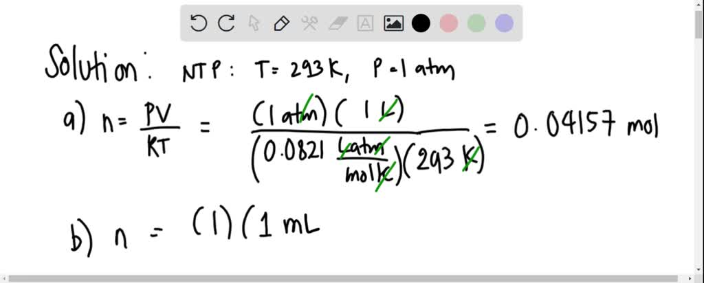 SOLVED: (iv) Avogadro's number is the number of molecules present in ...