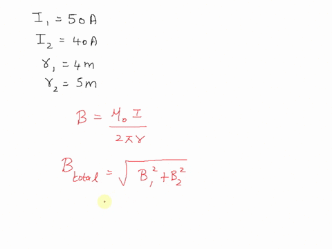 the-drawing-shows-two-long-thin-wires-that-carry-currents-in-the-positive-2-direction-both-wires-are-parallel-to-the-axis-the-50-_-wire-is-in-the-y-z-plane-and-is-400-from-the-axis-the-400-a-24908