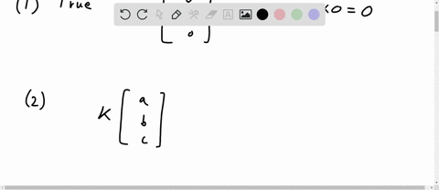 determine-if-the-subset-of-r-consisting-of-vectors-of-the-form-where-abc-0-is-a-subspace_-select-true-or-false-for-each-statement-1-the-set-contains-the-zero-vector-true-2-this-set-is-closed-48308