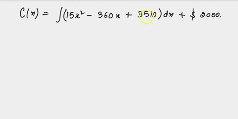3. La función de costo marginal de cierto artículo está dado...