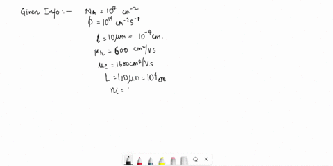 problem-2-this-problem-concerns-a-bar-of-p-type-silicon-n-1017-cm3-irradiated-on-its-left-end-with-a-uniform-electron-beam-having-an-electron-flux-of-1019-cms-as-illustrated-below-as-shown-t-99092