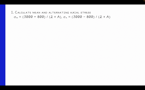 1-the-cold-drawn-aisi-1018-steel-bar-shown-in-the-figure-below-is-subjected-to-an-axial-loading-fluctuating-between-800-lbf-and-3000-lbf-estimate-the-following-a-factor-of-safety-based-on-yield-n_y-b