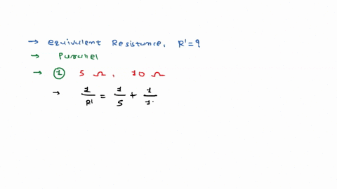 find-the-equivalnet-resistace-when-the-following-are-connected-in-parallel-a-5-ohm-and-10-ohm-b-2-ohm-4-ohm-and-8-ohm