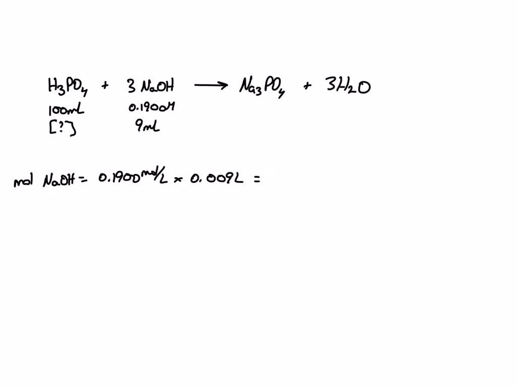 SOLVED: A student is trying to determine the concentration of 100 mL of ...