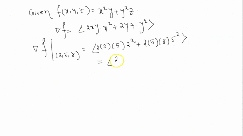 find-the-directional-derivative-of-the-function-at-the-given-point-in-the-direction-of-the-vector-v-fx-y-z-x2y-y2z-2-5-8-v-2-1-2-dvf2-5-8-16725