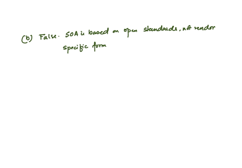 which-of-the-following-are-not-characteristics-of-soaselect-one-or-morea-composableb-uses-vendor-specific-message-formatsc-reusabled-tight-couplinge-standard-based