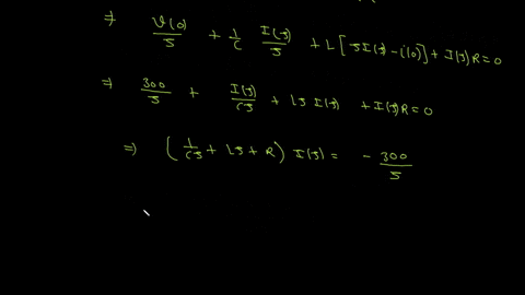 find-the-charge-qt-and-current-it-at-t2-on-a-capacitor-in-an-rlc-circuit-when-l05-henry-r-50-ohms-c-001-frad-when-initial-charge-is-3-qulombs-and-i00-50473