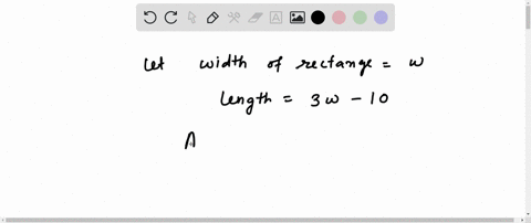the-length-of-a-rectangle-is-10-ft-less-than-three-times-the-width-and-the-area-of-the-rectangle-is-77-ft2-find-the-dimensions-of-the-rectangle-length-width-83756