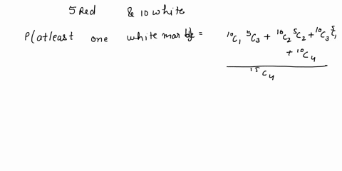 a-bag-containsfive-red-marbles-and-ten-white-marbles-if-a-sample-of-four-marbles-contains-at-least-one-white-marble-what-is-the-probability-that-all-the-marbles-in-the-sample-are-white-the-p-64463