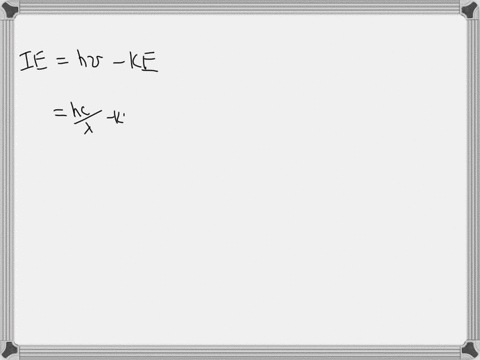 a-technique-called-photoelectron-spectroscopy-is-used-t0-measure-the-ionization-energy-of-atoms-sample-is-irradiated-with-uv-light-and-electrous-are-ejected-from-he-valence-shell-the-kinetic-55691