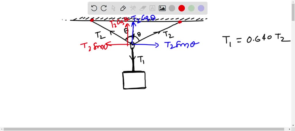 solved-a-crate-hangs-from-a-rope-that-is-attached-to-a-metal-ring-the