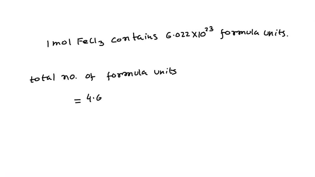 Number Of Formula Units