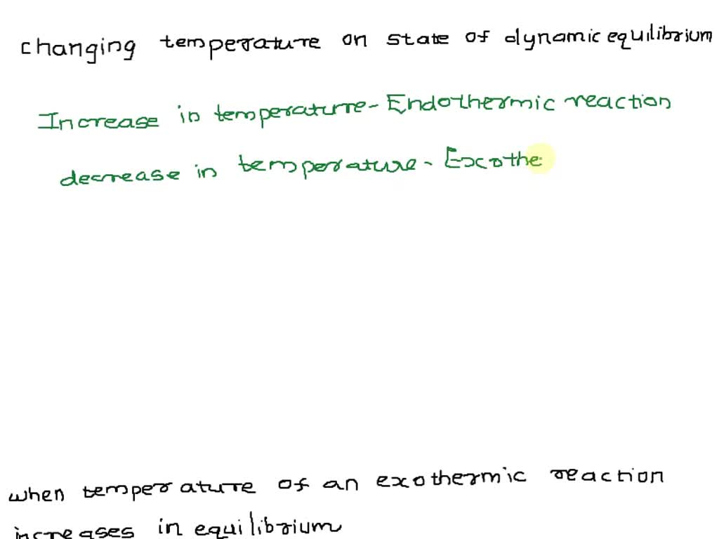 SOLVED: Explain the impact that changing the temperature has on a ...