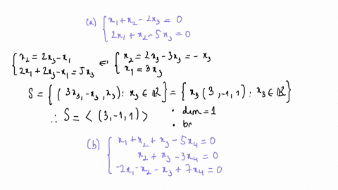 the-set-of-solutions-to-homogeneous-system-of-linear-equations-is-closed-under-addition-and-under-scalar-multiplication-it-is-subspace-for-each-of-the-following-systems-of-linear-equations-s-67031