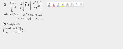 point-in-this-problem-you-will-solve-the-nonhomogeneous-system-3ji-c-a-write-fundamental-matrix-for-the-associated-homogeneous-system-b-compute-the-inverse-c-multiply-by-g-and-integrate-c1-f-28575