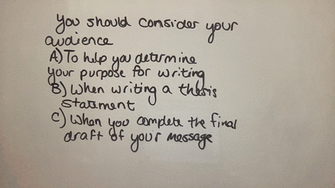 you-should-consider-your-audience-a-to-help-you-determine-your-purpose-for-writing-b-when-writing-a-thesis-statement-c-when-you-complete-the-final-draft-of-your-message
