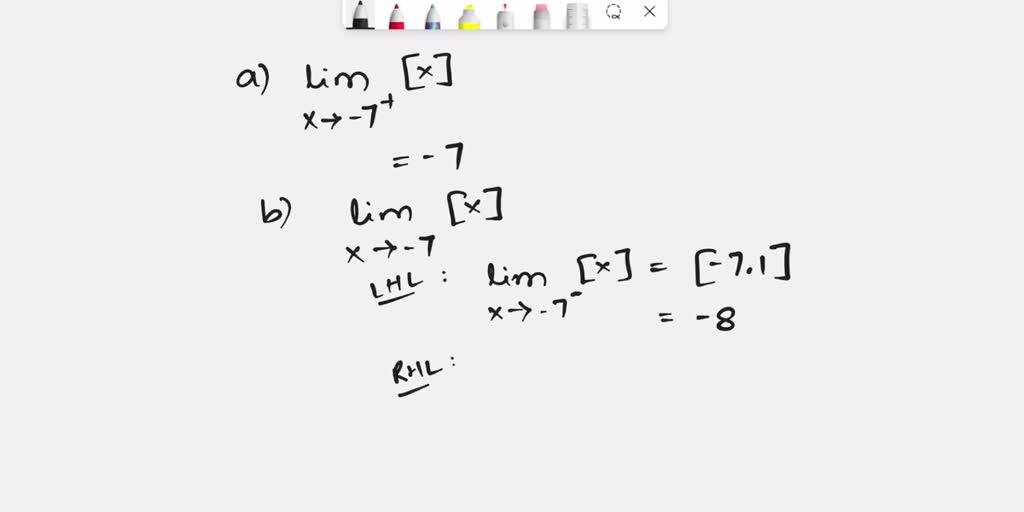 SOLVED: The symbol [] denotes the greatest integer function: x ...