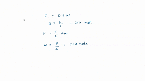 a-simple-distillation-flask-v2l-is-initially-charged-with-500-moles-of-a-solution-consisting-of-45-mole-ethanol-a-and-55-mole-water-b-this-solution-is-evaporated-at-a-constant-rate-of-2-mole-71465