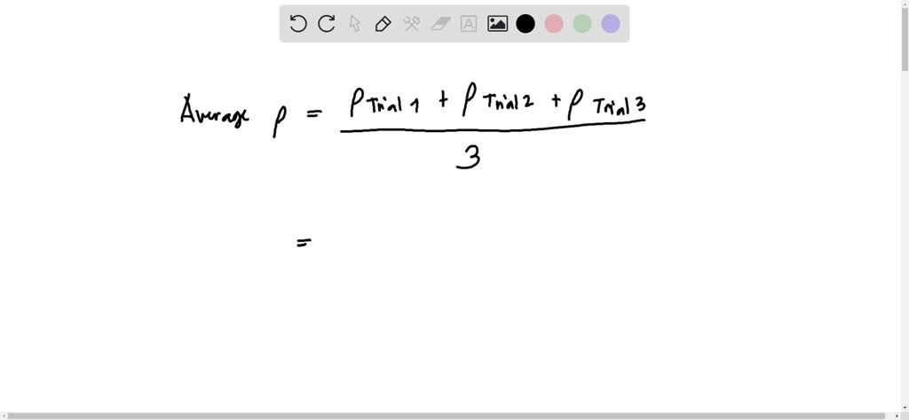 Solved A Student Performed A Density Experiment In Triplicate And Recorded The Data Shown Calculate The Average Density In G Ml For This Experiment Density Trial 1 5 08 G Ml Trial 2 4 92 G Ml