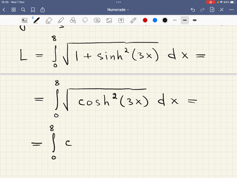 find-the-exact-length-of-the-curve-y-4-13cosh-3x-0-x-8-74811