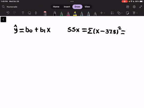 the-table-below-gives-the-number-of-weeks-of-gestation-and-the-birth-weight-in-pounds-for-a-sample-of-five-randomly-selected-babies-using-this-data-consider-the-equation-of-the-regression-li-53234