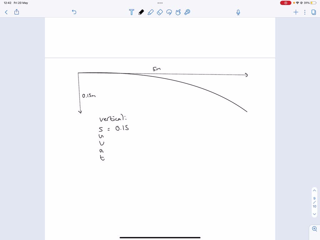 SOLVED A dart is thrown horizontally at a target's center that is 5.00