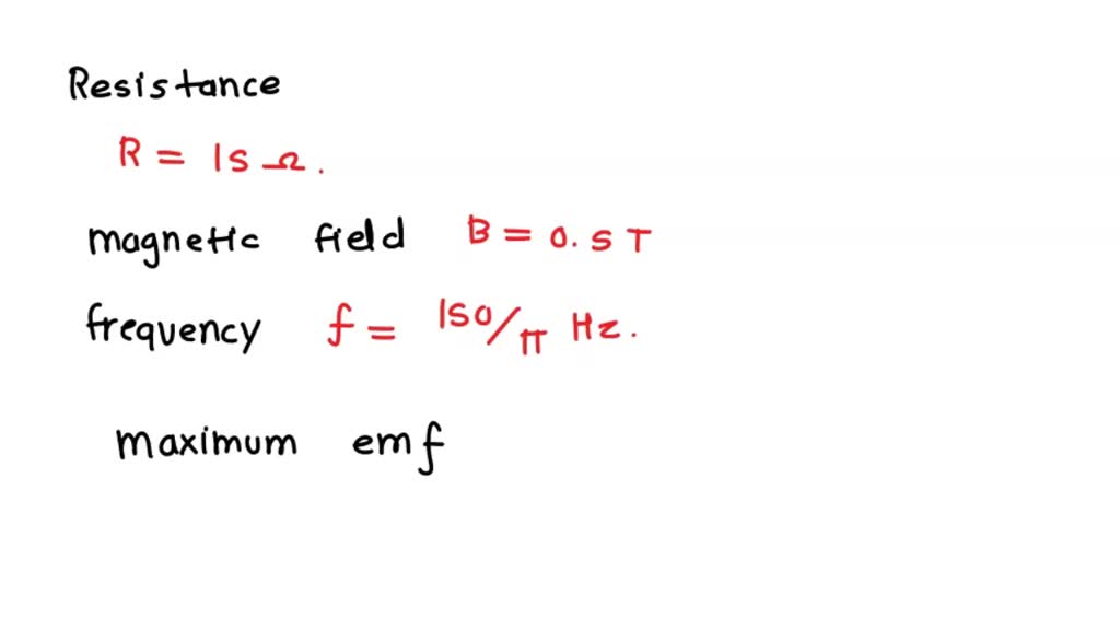 SOLVED 'An armature coil consists of 20 turns of wire, each of area 4
