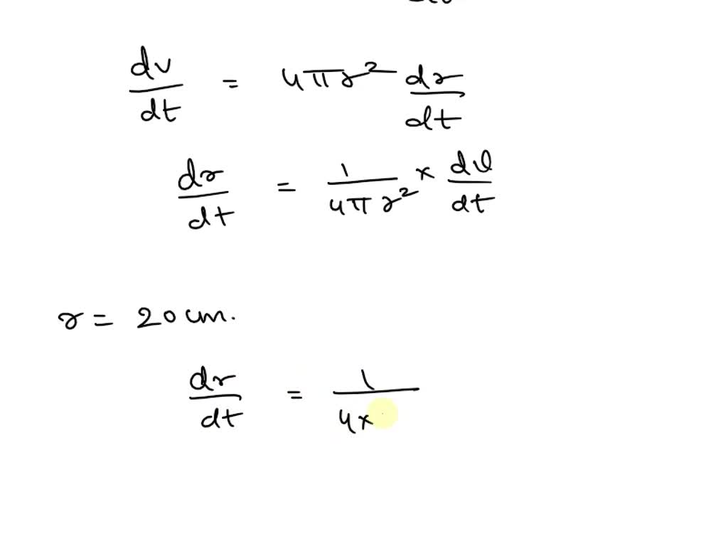 Solved: A Spherical Balloon Is Inflated With Gas At A Rate Of 700 Cubic 