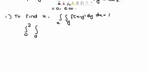 two-random-variables-x-and-have-joint-density-function-fxx-y-k-16-0-y-2-otherwise-find-the-value-of-k-1-mark-find-the-marginal-density-functions-of-x-and-y-marks-are-x-and-y-are-statisticall-53984