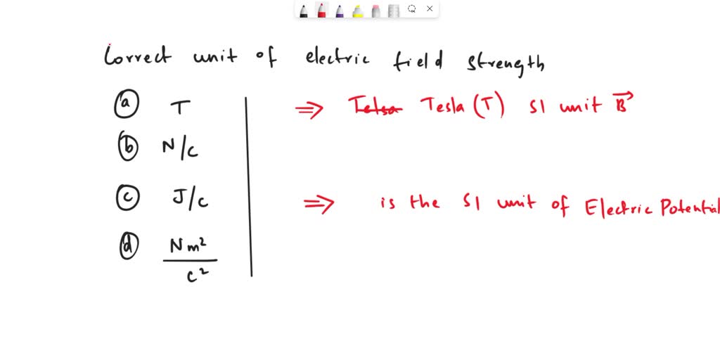 SOLVED 10 Which One Of The Following Represents Correct Units For 