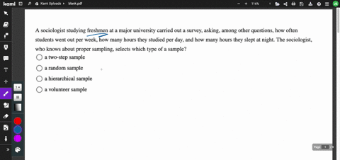 a-sociologist-studying-freshmen-at-a-major-university-carried-out-a-survey-asking-among-other-questions-how-often-students-went-out-per-week-how-many-hours-they-studied-per-day-and-how-many-01233