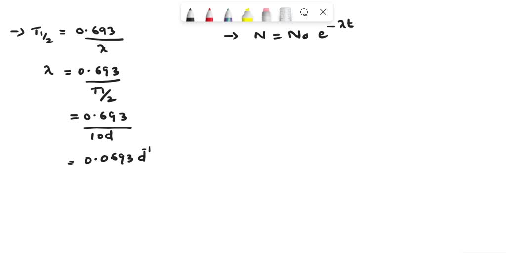 solved-the-half-life-of-radioisotopes-x-is-10-days-a-sample-gives-an