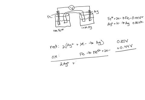 please-help-me-this-question-and-explain-properly-thank-you-a-voltaic-galvanic-cell-is-constructed-with-an-iron-rod-in-a-10-m-fe-solution-as-the-left-hand-electrode-and-a-silver-rod-in-a-10-59348