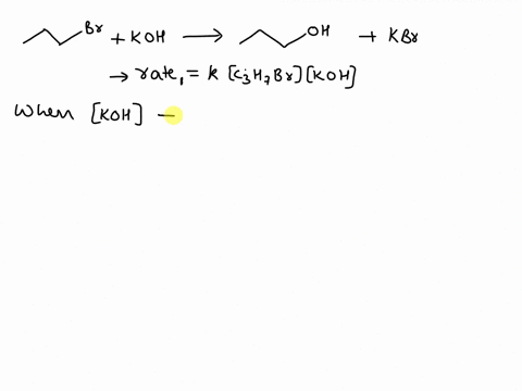 for-the-reaction-shown-below-what-effect-would-doubling-the-koh-concentration-have-on-the-rate-of-reaction-oh-br-koh-kbr-rate-kczh-brjikoh-select-one-rate-is-quadrupled-b-rate-is-halved-no-e-23295