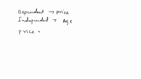 use-the-advertised-prices-for-used-cars-of-particular-model-in-the-accompanying-table-to-create-linear-model-for-the-relationship-between-cars-age-and-its-price-complete-parts-through-b-clic-84537