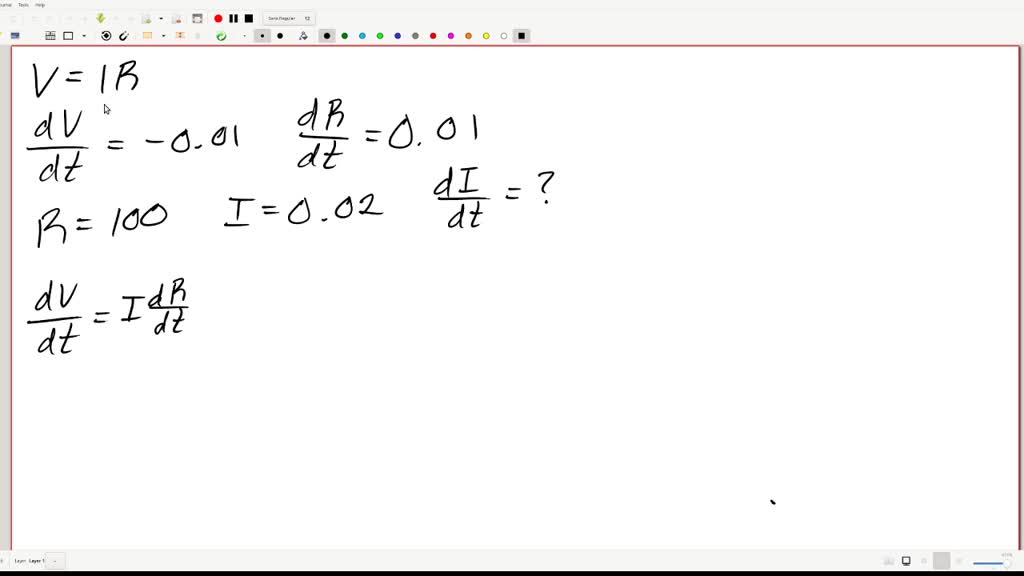 SOLVED (1 point) in simple electric circuit, Ohm's Iaw states that V
