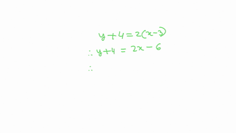 what-is-the-correct-slope-intercept-form-of-the-equation-y42x-3-frac12-y2-x-5-y2-x-10-y2-x-6-y2-x-3